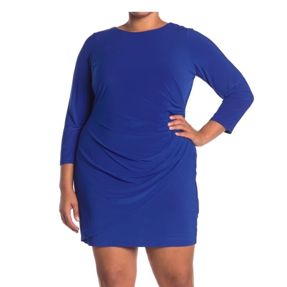 Eliza J cobalt blue dress
